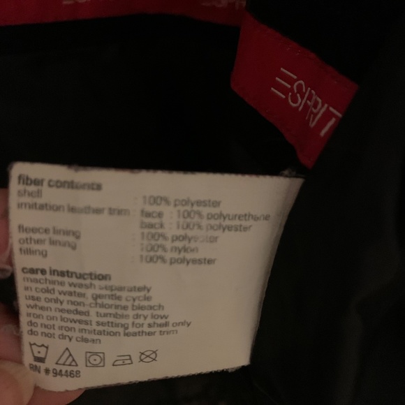 Esprit Black Quilted Lightweight Jacket - Picture 9 of 9